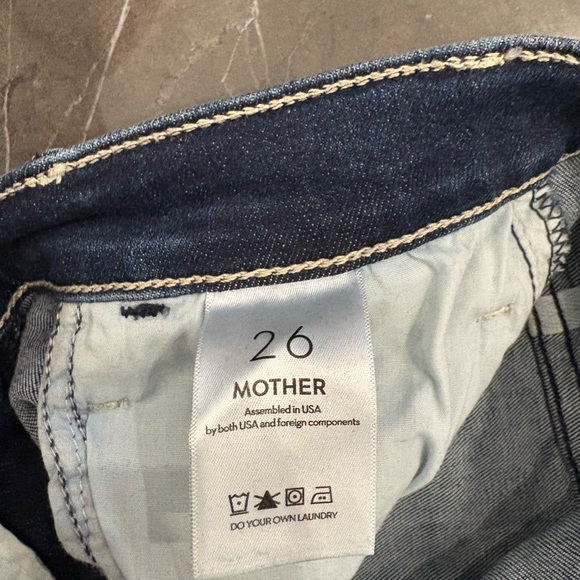 Women's Mother Hustler Ankle Heirloom Wash Blue Jeans Denim Size 26 Made In USA - Picture 5 of 7